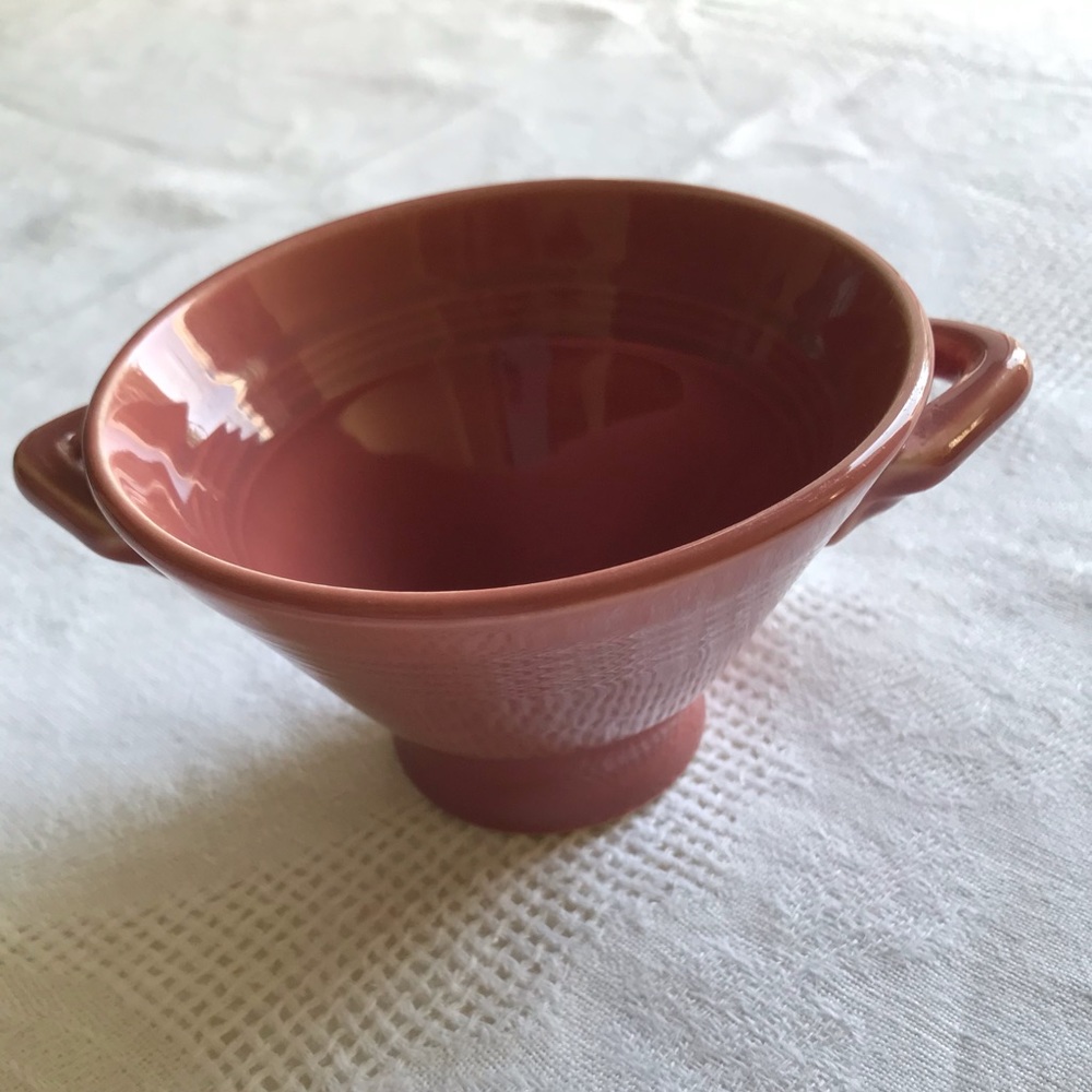Harlequin Rose Sugar Bowl